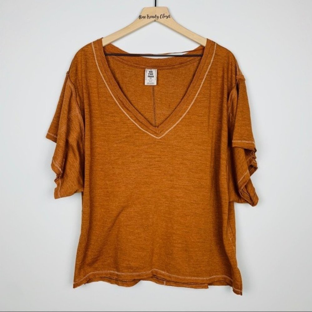 Free People | We The Free Short Sleeve V-neck Top